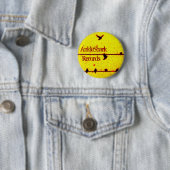 Badge Rond 5 Cm AnkleShark superfly (En situation)