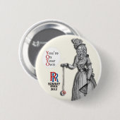 Badge Rond 5 Cm Ann Romney : YO-YO (Devant & derrière)