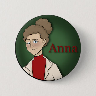 Badge Rond 5 Cm Anna O'Brien Bouton