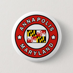 Badge Rond 5 Cm Annapolis Maryland