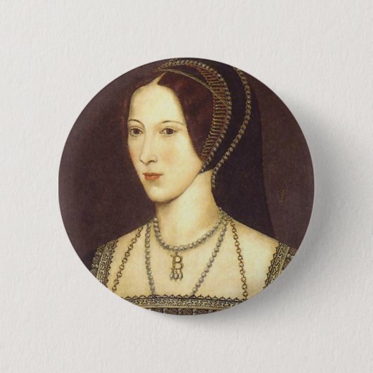 Badge Rond 5 Cm Anne Boleyn (Devant)