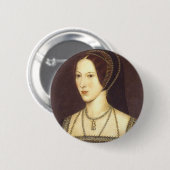 Badge Rond 5 Cm Anne Boleyn (Devant & derrière)