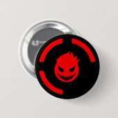 Badge Rond 5 Cm Anneau rouge de la mort (Devant & derrière)
