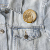 Badge Rond 5 Cm Année du cheval (En situation)