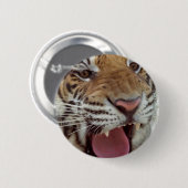 Badge Rond 5 Cm Année du Pin rond de tigre (Devant & derrière)
