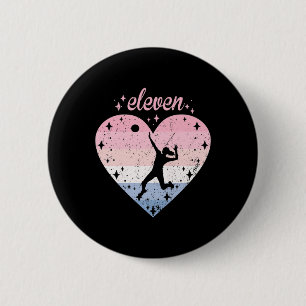 Badge Rond 5 Cm Année Vielle mignonne volleyball Anniversaire fill