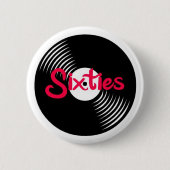 Badge Rond 5 Cm Années '60 LP (Devant)