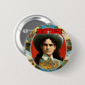 Badge Rond 5 Cm Annie Oakley - bouton (Devant & derrière)