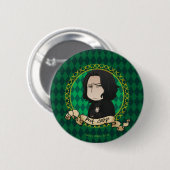 Badge Rond 5 Cm Annime Professeur Snape (Devant & derrière)