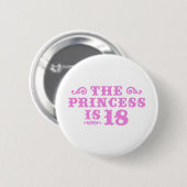 Badge Rond 5 Cm Anniversaire 18 ans (Devant & derrière)