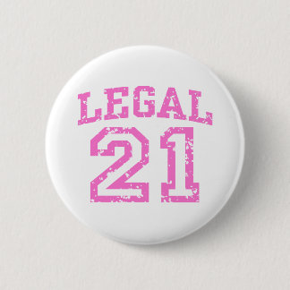 Badge Rond 5 Cm Anniversaire 21 ans