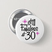 Badge Rond 5 Cm Anniversaire 30 ans (Devant & derrière)