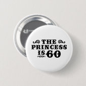 Badge Rond 5 Cm Anniversaire 60 ans (Devant & derrière)