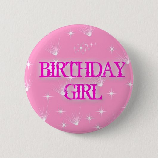 BADGE ROND 5 CM ANNIVERSAIRE DE LA FILLE (Devant)