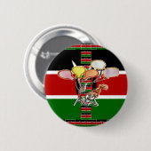 Badge Rond 5 Cm anniversaire du Kenya (Devant & derrière)