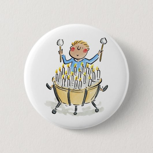 Badge Rond 5 Cm Anniversaire du Timpani (Devant)