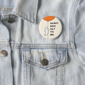 Badge Rond 5 Cm Anniversaire Halloween (En situation)
