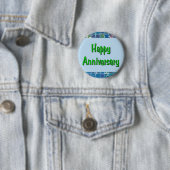 Badge Rond 5 Cm Anniversaire heureux (En situation)