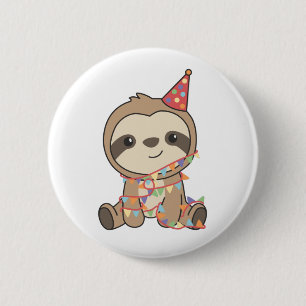 Badge Rond 5 Cm Anniversaire Pour Enfants Un Bouton Anniversaire