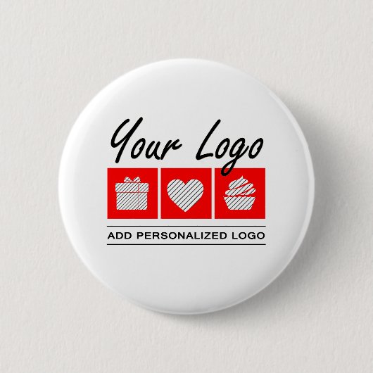 Badge Rond 5 Cm Anniversaire Présenté Pour Lui Cadeau Personnalisé (Devant)