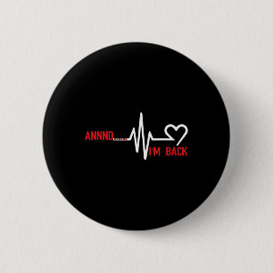 Badge Rond 5 Cm Annnd Im Ck - Sensibilisation à la maladie cardiaq