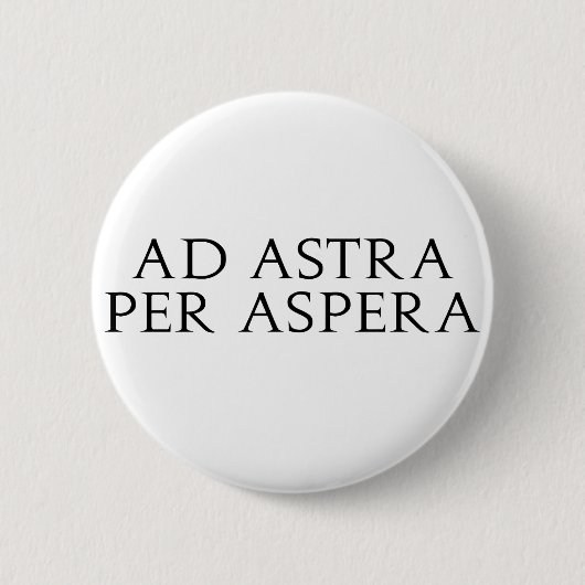 Badge Rond 5 Cm Annonce Astra par Aspera (Devant)