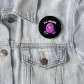 Badge Rond 5 Cm Annonce de bébé drôle d'Easter Egg-Specting Day (En situation)