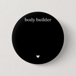 Badge Rond 5 Cm Annonce de grossesse drôle et mignonne de bodybuil