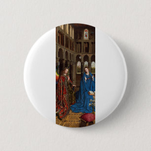 Badge Rond 5 Cm Annonce par Jan van Eyck