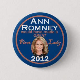 BADGE ROND 5 CM ANNONCE ROMNEY