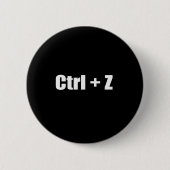 Badge Rond 5 Cm Annuler - CTRL + Z (Devant)