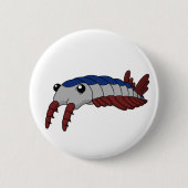 Badge Rond 5 Cm Anomalocaris - Animal préhistorique (Devant)