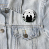 Badge Rond 5 Cm anonyme (En situation)