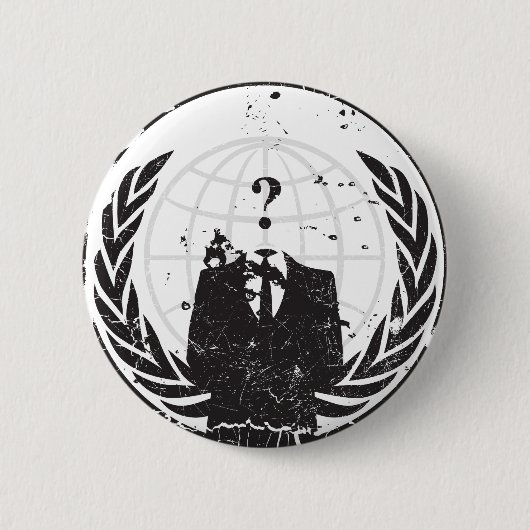 Badge Rond 5 Cm Anonyme (Devant)