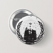 Badge Rond 5 Cm Anonyme (Devant & derrière)