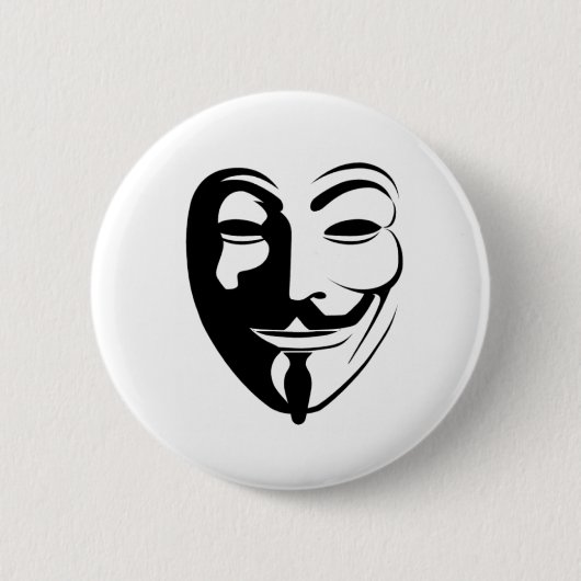Badge Rond 5 Cm Anonymous (Devant)