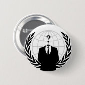 Badge Rond 5 Cm Anonymous (Devant & derrière)