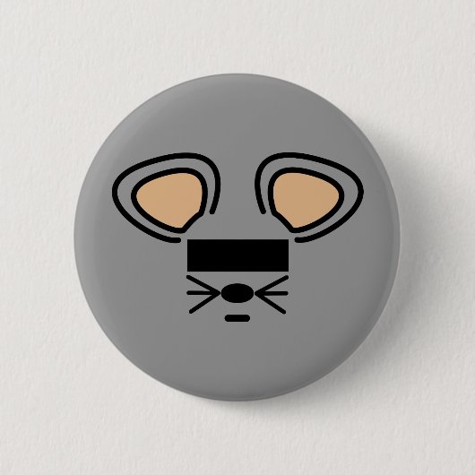 Badge Rond 5 Cm anonymouse. (Devant)