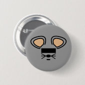 Badge Rond 5 Cm anonymouse. (Devant & derrière)