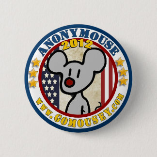 Badge Rond 5 Cm Anonymouse 2012