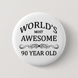 Badge Rond 5 Cm Ans les plus impressionnants du monde 90