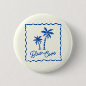 Badge Rond 5 Cm Anse Bleue (Devant)