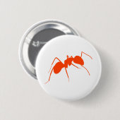Badge Rond 5 Cm Ant orange (Devant & derrière)