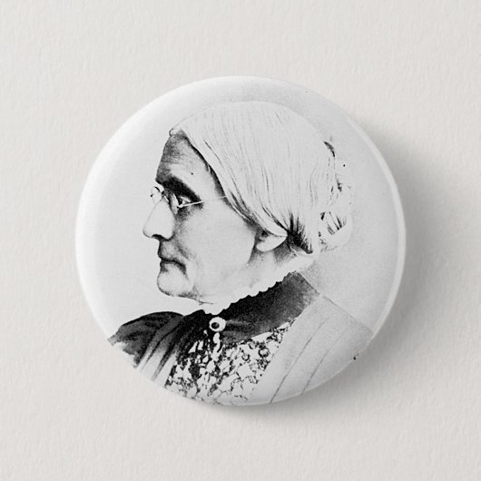 Badge Rond 5 Cm Anthony ~ Susan B. Femme Leader Suffrage (Devant)