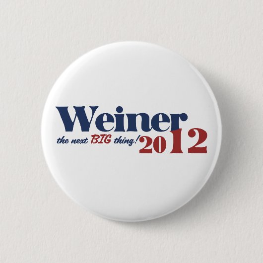 Badge Rond 5 Cm Anthony Weiner (Devant)