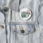 Badge Rond 5 Cm Anti AI (En situation)