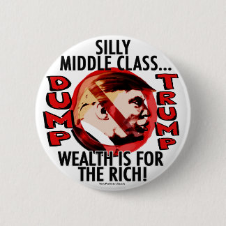 Badge Rond 5 Cm Anti-Atout idiot 2016 de classe moyenne