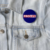 Badge Rond 5 Cm Anti-avortement (En situation)