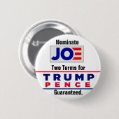 Badge Rond 5 Cm Anti-Biden (Devant & derrière)