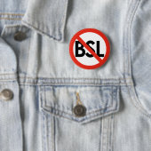 Badge Rond 5 Cm Anti bouton de BSL (En situation)